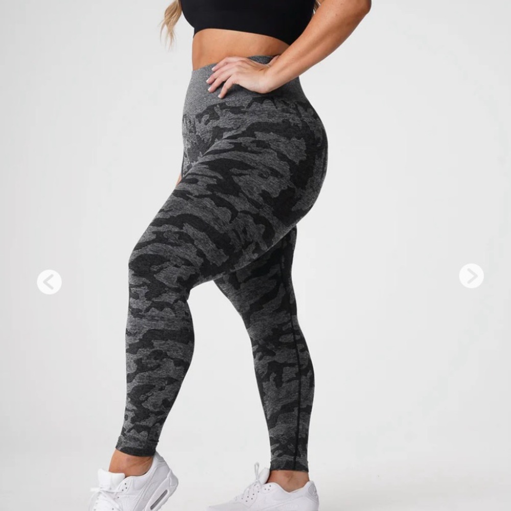 NVGTN Black/Gray Camouflage Leggings Me